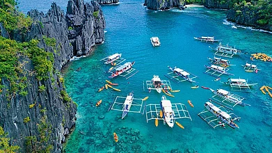 Shutterstock : The Big Lagoon in El Nido, Philippines