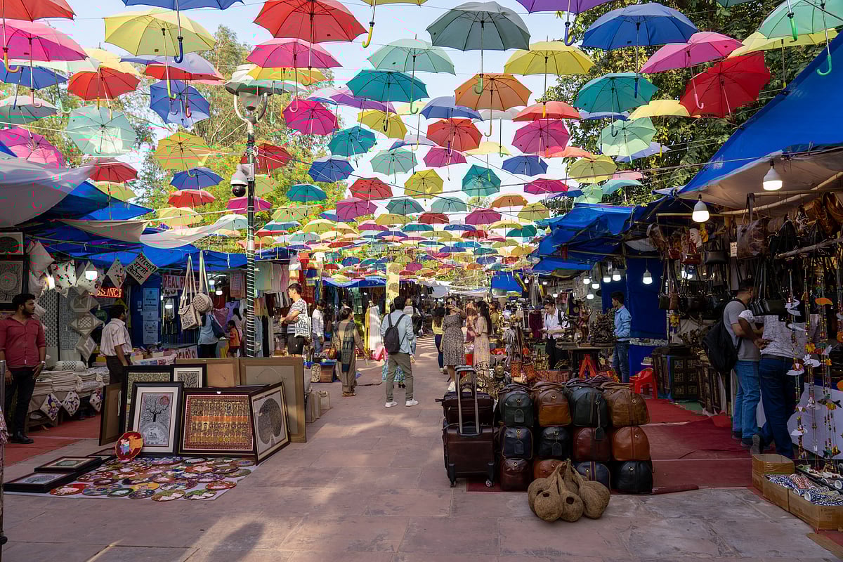 Shutterstock : In Delhi’s bustling bazaars, every trinket and diya holds a little bit of joy