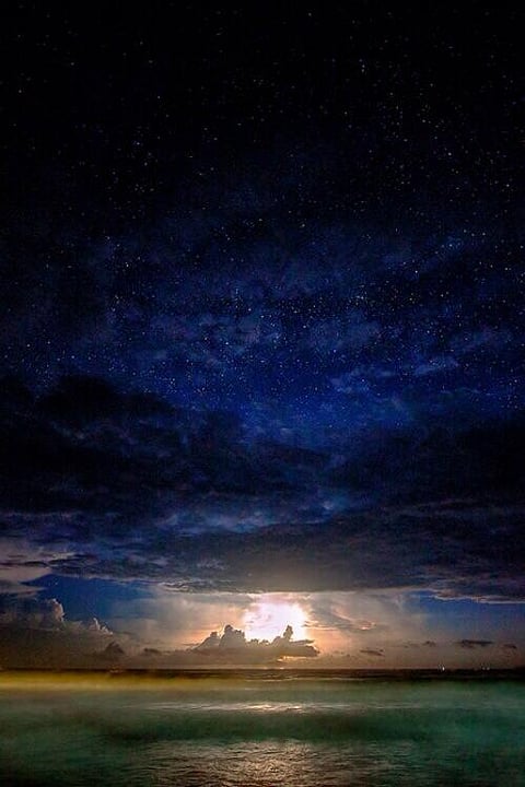 Night sky at Palawan Island, Philippines