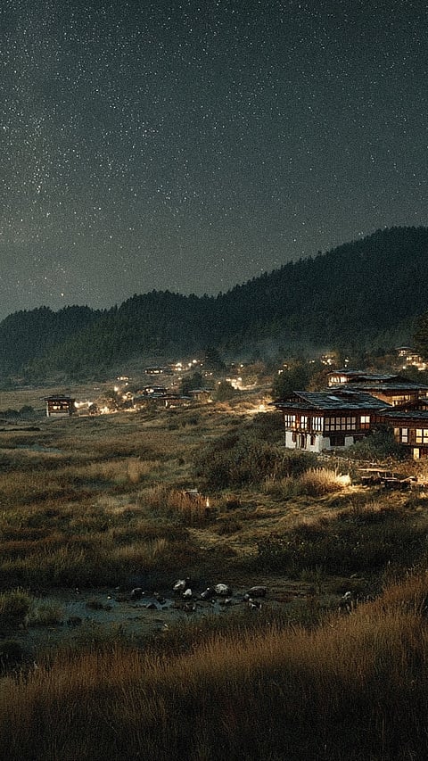 Night in Central Bhutan