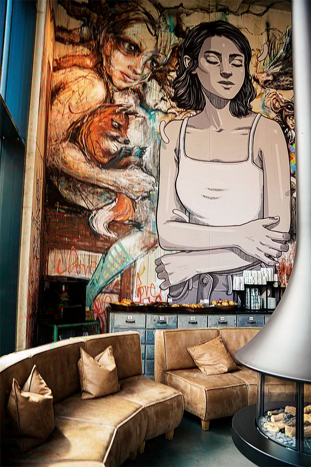 Inside the Liebesbier Art Hotel