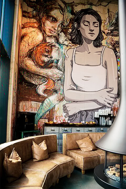 Inside the Liebesbier Art Hotel