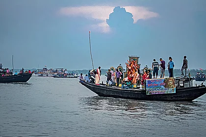 From The Latest Issue: The Ichamati River’s Durga Immersion Ritual
