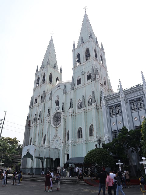 A view of San Sebastian Church