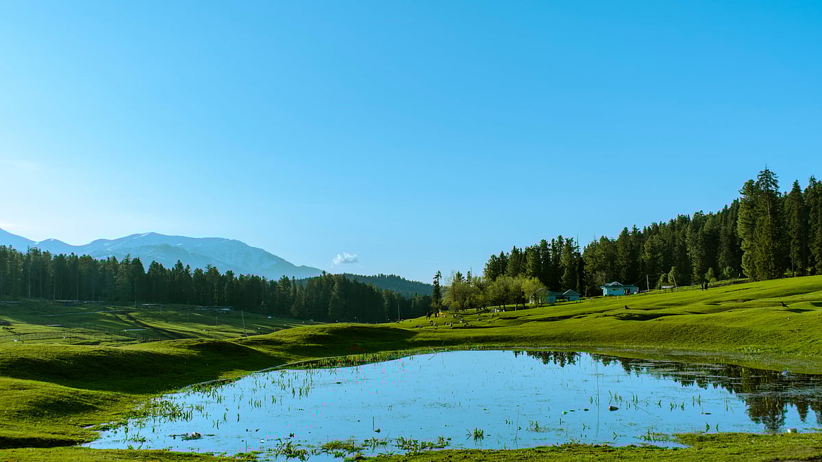 A lake in Yousmarg, Kashmir