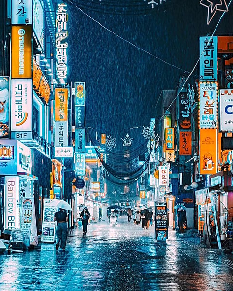 A street in Seoul