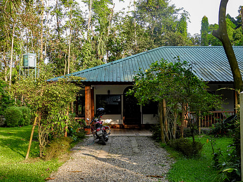 At Ambrosia with our Bike, Francesca-