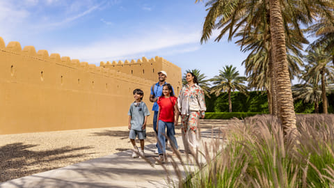 Family enjoys the offerings of Abu Dhabi