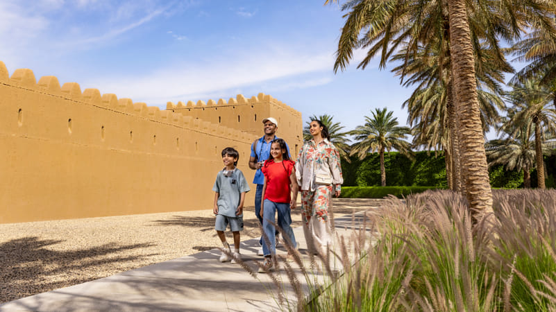 Family enjoys the offerings of Abu Dhabi