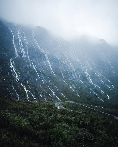 At Milford Sound, New Zealand