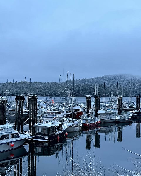 A shot of Prince Rupert, British Columbia