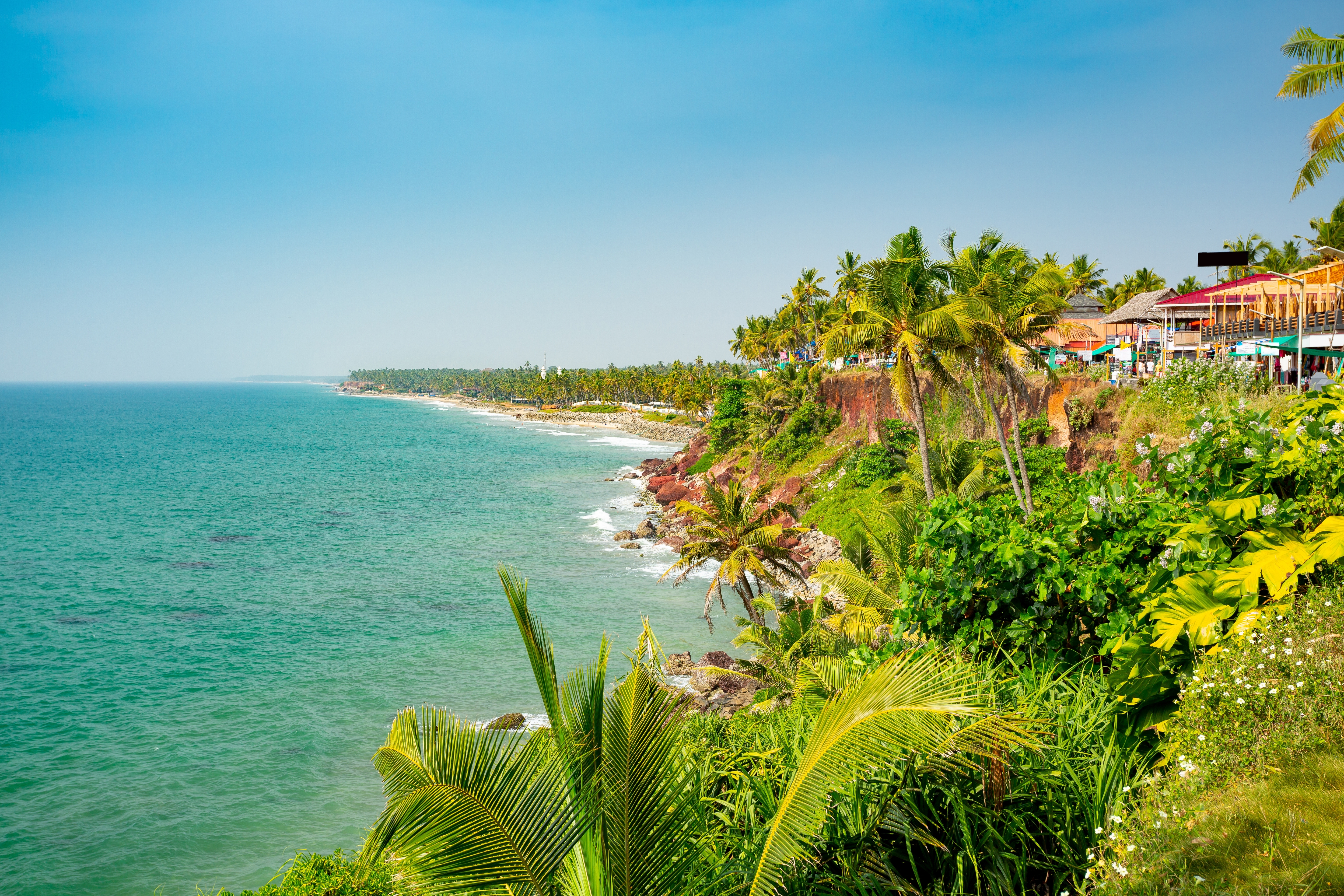 Serene sunset views over Varkala Beach, Kerala