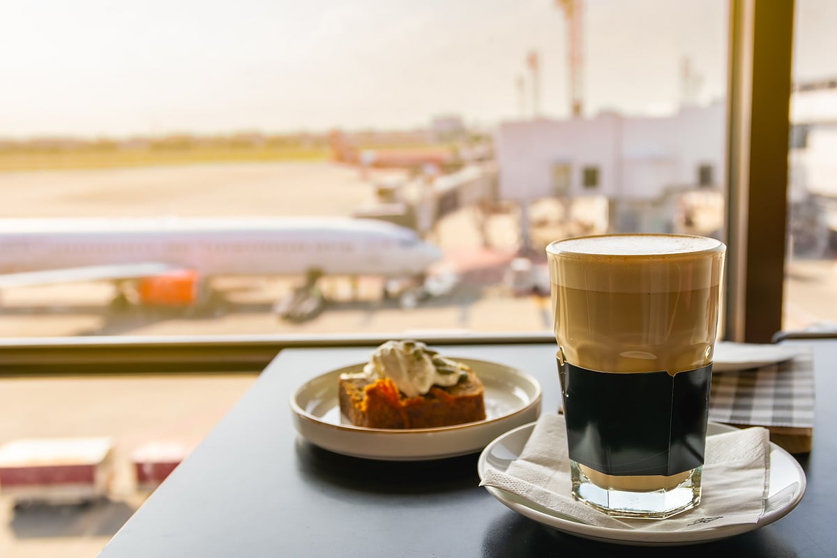 Shutterstock : Between delayed flights and overbooked schedules, a strong cup of airport coffee feels like survival. But as Shailendra Kaka explains, that caffeine fix might be masking what your body really needs—rest, rhythm, and restraint.