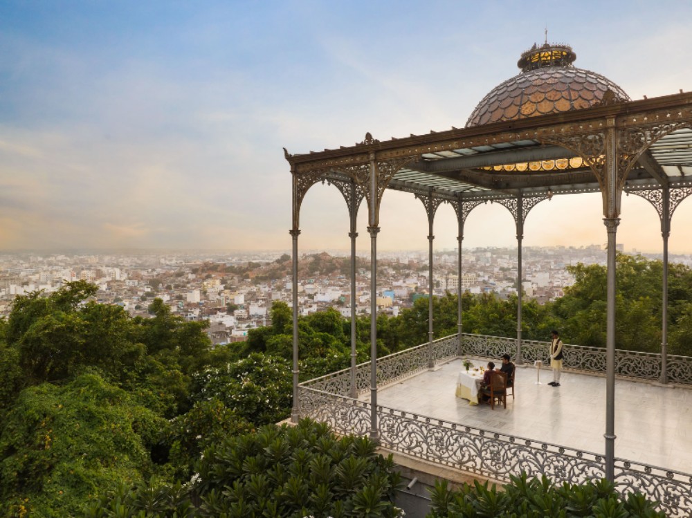 A view of Taj Falaknuma Palace, Hyderabad
