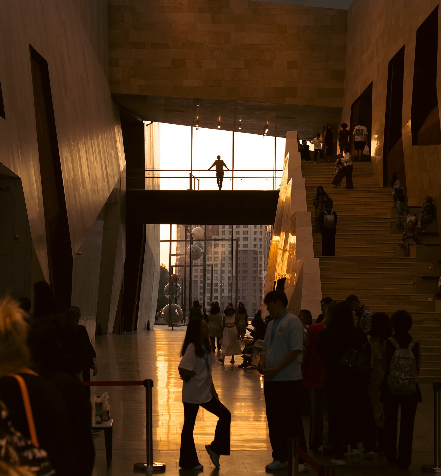 The striking design reflects its dramatic natural surroundings