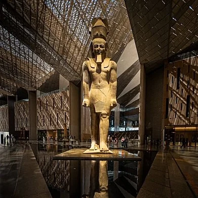 @emad06511618/x : Statue of Ramses II, the main attractions of the museum