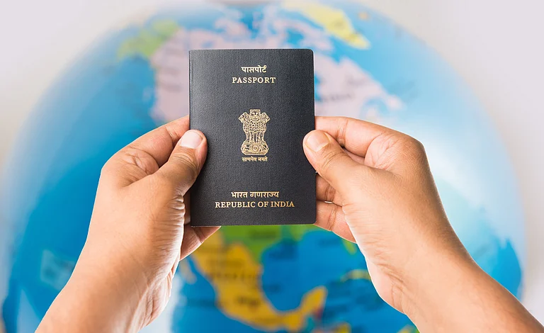 A shot of an Indian passport - Shutterstock