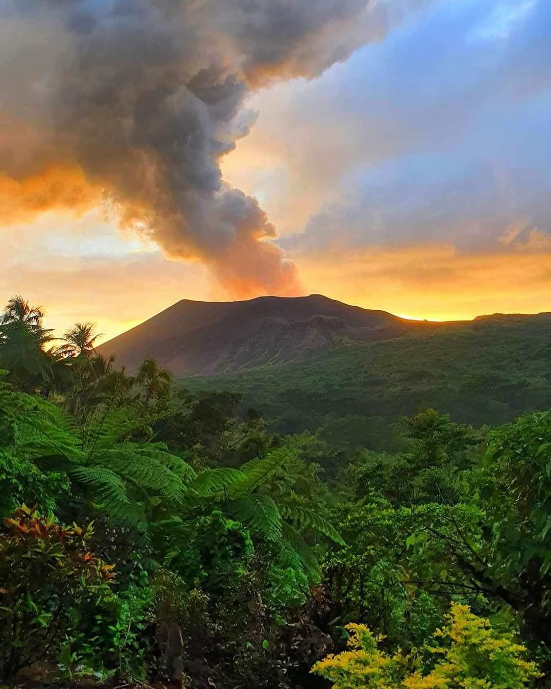 A view of Mount Yasur