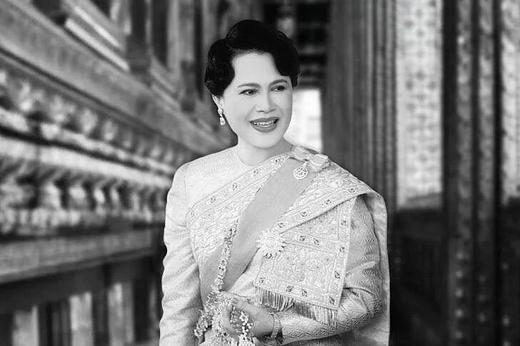 A portrait of Queen Mother Sirikit
