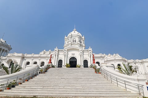 Ujjayanta Palace, the former royal residence and now a state museum in Agartala, Tripura