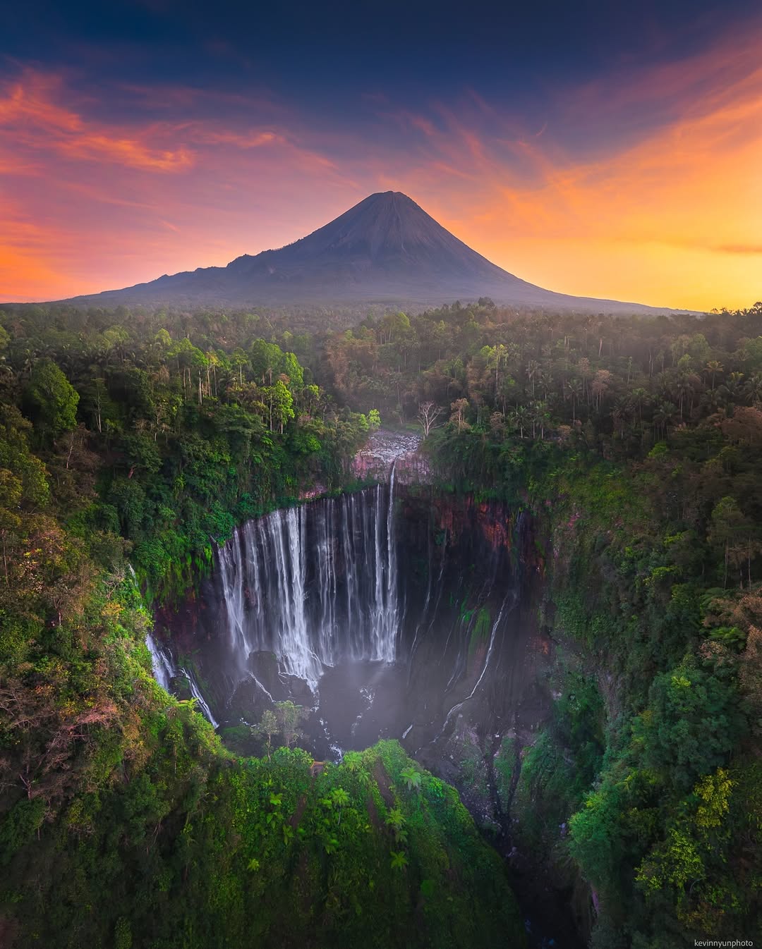 A shot of Mount Semeru