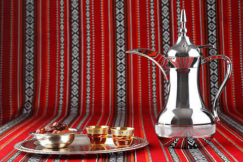 Traditional Arabic food and utensils