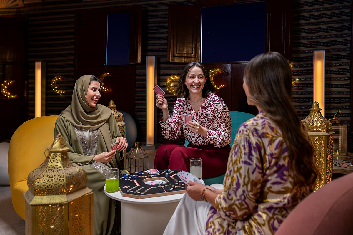 Women gather and socialise during Ramadan