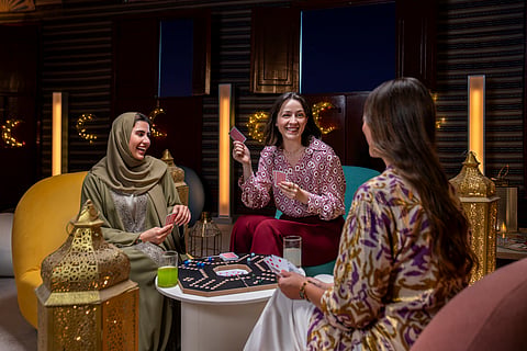 Women gather and socialise during Ramadan