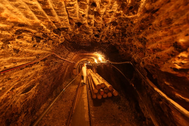 Inside the oldest salt mine in the world, Hallstatt, Upper Austria