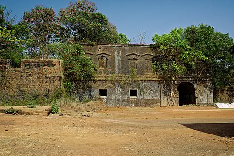 The remains of the Dutch Factory in Vengurla