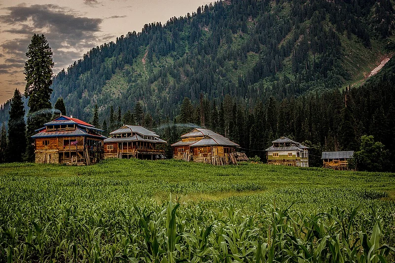 The picturesque village of Arang Kel in Pakistan