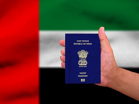 An Indian passport holder in the UAE