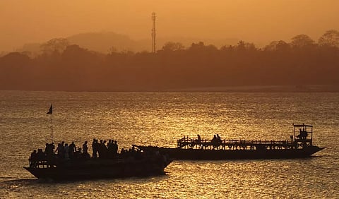 The Brahmaputra flows through the heart of Guwahati, shaping the city’s culture, rhythm, and everyday life along its banks.
