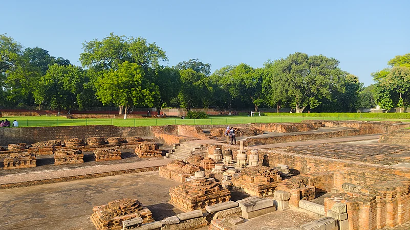 Archaeological excavation findings site, Sarnath