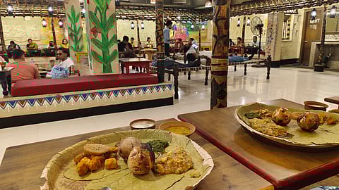 A plate of baati chokha