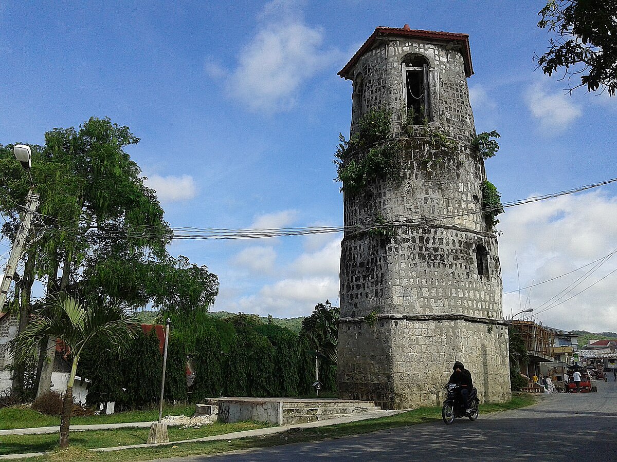 The belfry of the St Francis of Assisi Parish Church in Siquijor