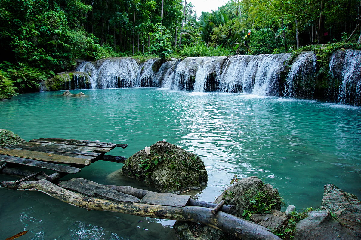 Beautiful waterfall in Siquijor
