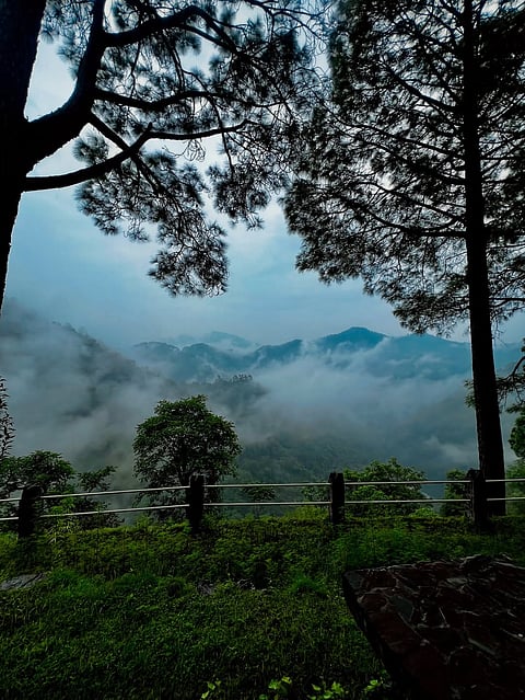A foggy day in Nainital