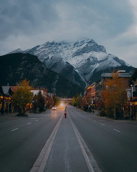 A view of Banff, Canada