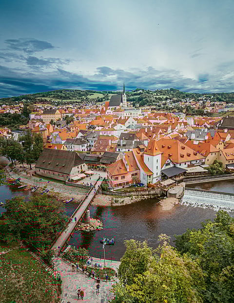 A view of Český Krumlov