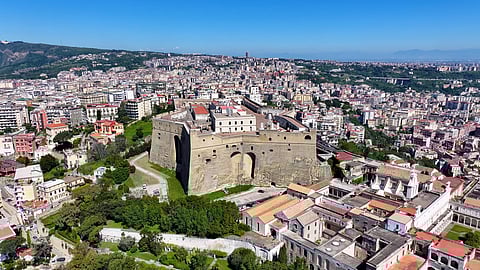 From the fortress above Vomero Hill, visitors can explore Naples’ landscape in both sight and touch