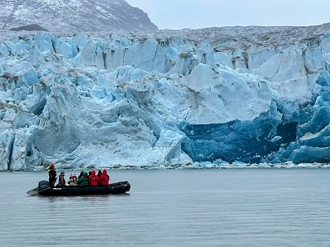 Zodiac cruise in the Eternity Fjord
