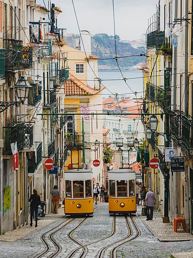 Unsplash : A street in Lisbon, Spain