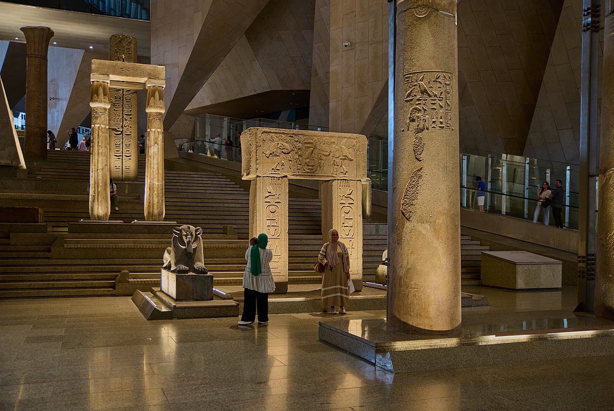 An interior shot of the museum