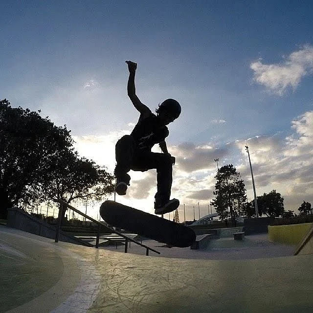 From an evening at Circuit Makati Skate Park, Makatizens
