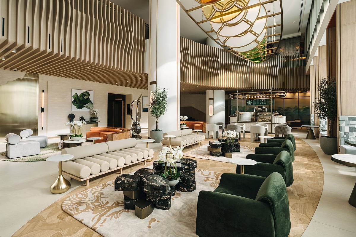 Supplied : A shot of the newly renovated lobby