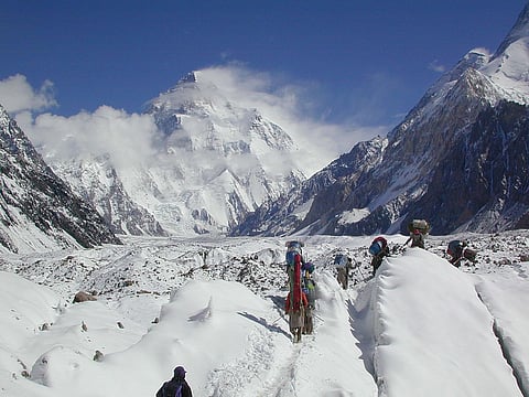 The trek leads to the base of the world’s second-highest mountain, K2
