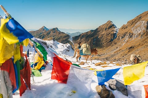 Glimpses from the Snowman Trek