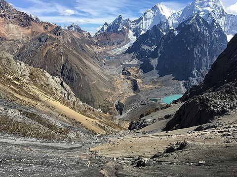 On the Cordillera Huayhuash circuit in Peru
