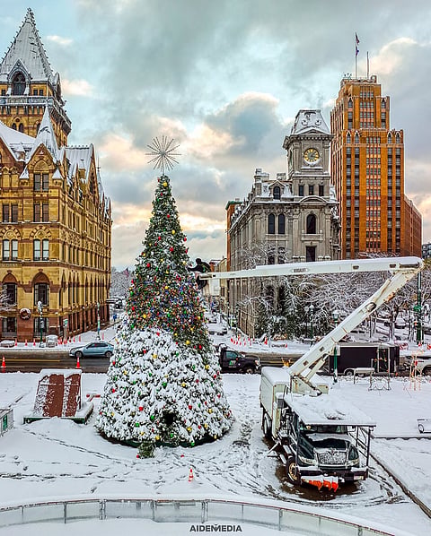 Snow in Syracuse